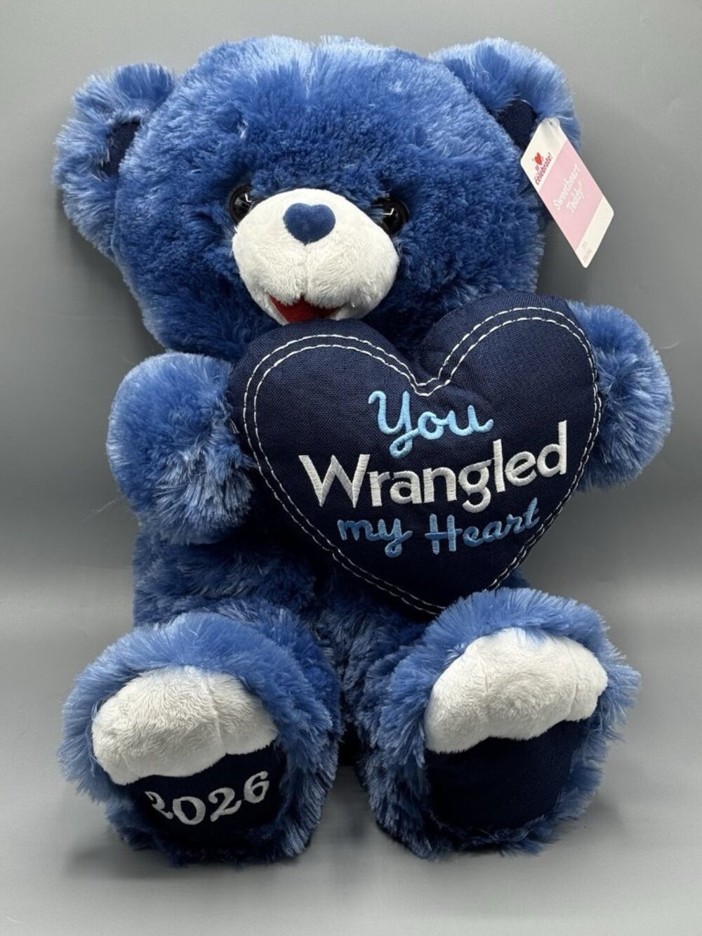 Sweetheart Teddy Bear Blue Denim “You’ve Wrangled My Heart” 2026 Wrangler 19"